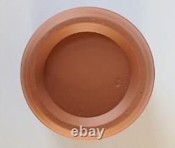 Vase/Plant Pot en Terracotta et Jaspe Noir de Wedgwood