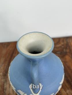 Vase Portland en Jasperware bleu clair Wedgwood 18 cm Cameo classique