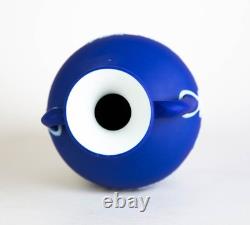 Vase Portland en jaspe bleu foncé Wedgwood 6 Fabriqué en Angleterre Vintage