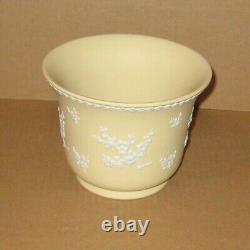Vase Prunus en jaspe jaune Wedgwood