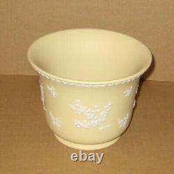 Vase Prunus en jaspe jaune Wedgwood
