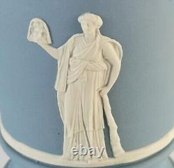 Vase Tricolore en Jasperware de Wedgwood avec Tête de Lion et Guirlande