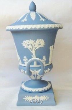 Vase Urne Wedgwood Campagna Bleu Vase Jasperware Campana Bleu