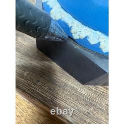 Vase Urne en Jasperware Bleu Wedgwood Vintage avec Poignées en Cygne Relief Oiseaux Floraux 8