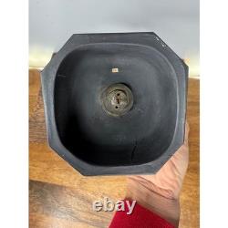 Vase Urne en Jasperware Bleu Wedgwood Vintage avec Poignées en Cygne Relief Oiseaux Floraux 8