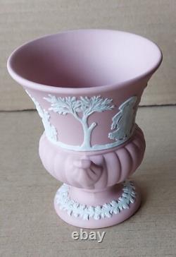 Vase Urne en Jasperware Rose Wedgwood