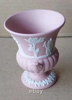 Vase Urne en Jasperware Rose Wedgwood