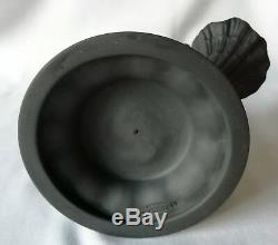 Vase Wedgwood Sea Sprite Vase En Jaspe Basaltique Noir En Boîte Avec Certificat D'authenticité