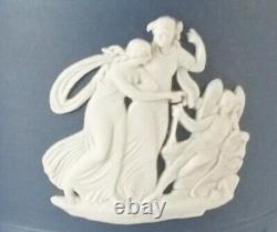 Vase à pied en jaspe bleu Portland Wedgwood x 2