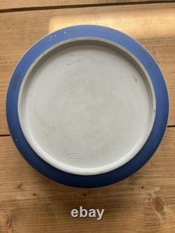 Vase antique en jaspe Wedgwood vintage bleu cobalt, plateaux et candélabres