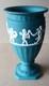 Vase Aux Ch&eacute;rubins Wedgwood En Jaspe Vert &eacute;pic&eacute;a