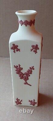 Vase bouteille en jaspe jaune et terracotta Wedgwood Prunus