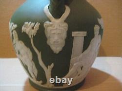 Vase de Portland 7 en faïence jaspe verte de Wedgwood