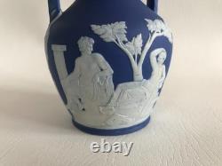Vase dip PORTLAND 5 en jaspe bleu Wedgwood C1867
