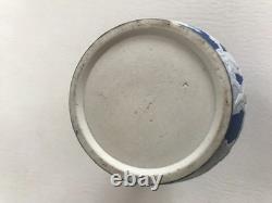 Vase dip PORTLAND 5 en jaspe bleu Wedgwood C1867