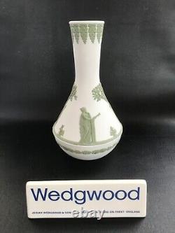 Vase en grand format en jaspe blanc de Wedgwood en excellent état