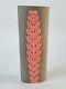 Vase En Jaspe Wedgwood Taupe Et Terracotta "bullrush"