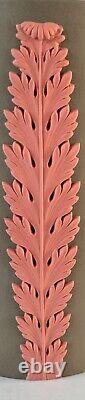 Vase en jaspe Wedgwood taupe et terracotta 'Bullrush'