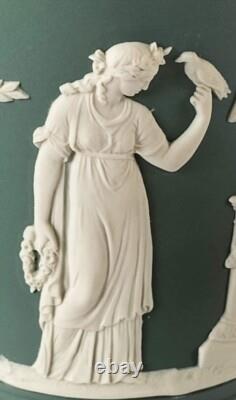 Vase en jaspe Wedgwood vert teal Arcadian
