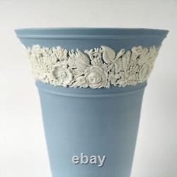 Vase en jaspe bleu Wedgwood 10e anniversaire TRB Chemedica Rare