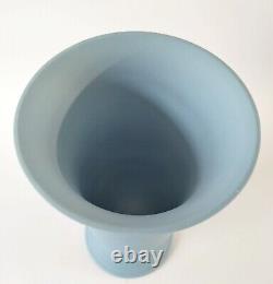 Vase en jaspe bleu Wedgwood 10e anniversaire TRB Chemedica Rare