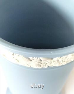 Vase en jaspe bleu Wedgwood 10ème anniversaire TRB Chemedica rare