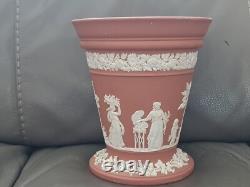 Vase en jaspe terracotta Wedgwood