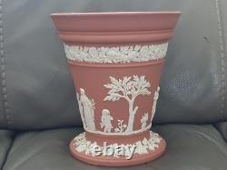 Vase en jaspe terracotta Wedgwood
