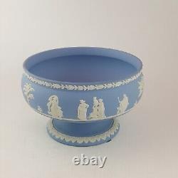 Vase large en jaspe bleu et blanc Wedgewood 9095 WD