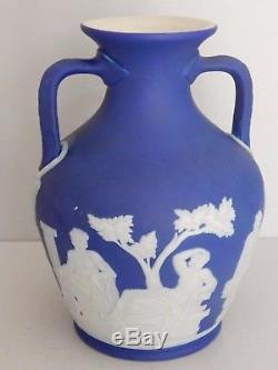 Vintage Daté De 1929 Wedgwood Jasper Ware Le Vase De Portland