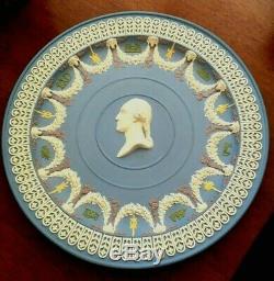 Vintage Wedgwood 5 Couleurs Jasperware Limited Edition Trophy 9 Plate C1976 Nice