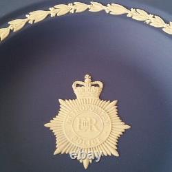 Vintage Wedgwood Anglais Jasperware 7 Metropolitan Police Plaque Commémorative