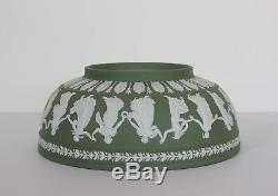 Vintage Wedgwood Jasperware 10 Bowl Sauge Vert Heures De Danse Angleterre 1956