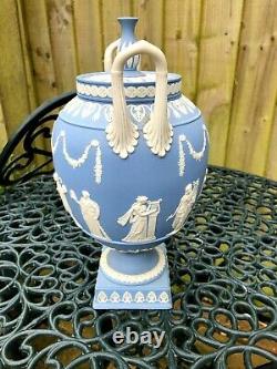 Vintage Wedgwood Jasperware Massive Urn /vase & Cover C1969 -the Muses & Apollo