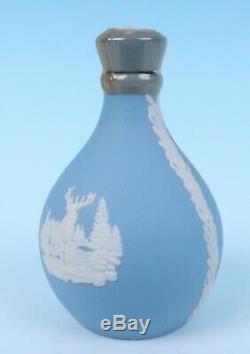 Vintage Wedgwood Jasperware Miniature Glenfiddich Flask Bouteille Decanter Jasper
