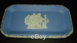 Vintage1951 Wedgwood Made In Angleterre Bleu Clair Jasperware 6 Pièces + 1 Lot Supplémentaire