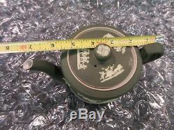 Wedgwood Angleterre Vert Jasperware Teapot Kettle Pot Pot George Washington Ben