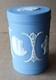 Wedgwood Bleu Jasperware Heures Dansantes Fribourg & Treyer Pot Couvert Rare