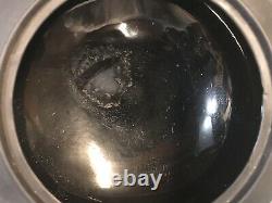 Wedgwood Basalt Jasperware Noir Néoclassiques Tea Pot Avec Couvercle