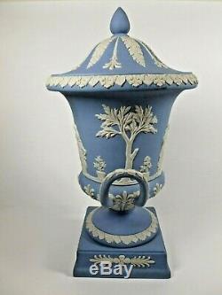 Wedgwood Bleu Jasper Ware Vase C. Perfect 1970