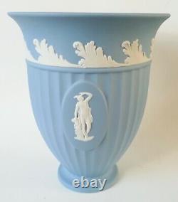 Wedgwood Blue Jasperware Vase Grecian