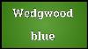 Wedgwood Blue Signification