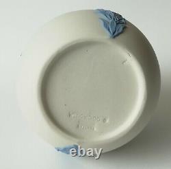 Wedgwood Blue Sur White Jasperware Bud Vase