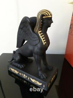 Wedgwood Collection Égyptienne Basalte Or Sphinx Ultra Rare Ltd Edition 100