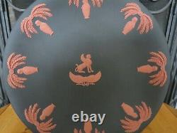 Wedgwood Collection Égyptienne Terracotta Noir Jasperware 9 Plaque Décorative