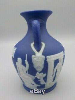 Wedgwood Commémorative Vintage Dark Blue Dip Portland Vase Jasperware 1929