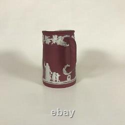 Wedgwood Crimson Dip Jasperware Pitcher 4