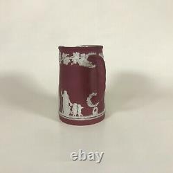 Wedgwood Crimson Dip Jasperware Pitcher 4