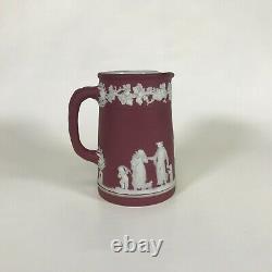 Wedgwood Crimson Dip Jasperware Pitcher 4