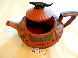 Wedgwood Égyptien Rosso Antico Teapot 19c
